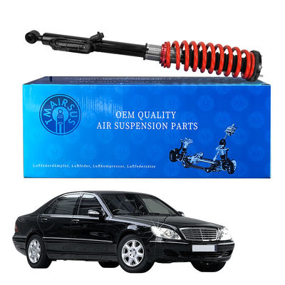 Arka Mercedes W220 Air Spring To Coil Spring Coversion Kit Reklamlar ve Düzenlenebilir Koil Yay Şokları