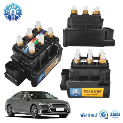 Audi A6C7 A8D4 için Valf Blok Bentley Mulsanne Solenoid Valf 4H0616013 4G0616005C 4H0616005C Hava süspansiyonu bileşeni kompresör pompası parçaları
