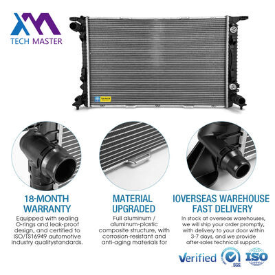 TECH MASTER Otomatik Soğutma Sistemi Radyatörü 95B12251 95812125110 Porsche Macan Cayenne Audi Q7 için