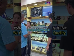 Pek çok müşteri, Şok emici üreticisi Tech Master'ı ziyaret ediyor.