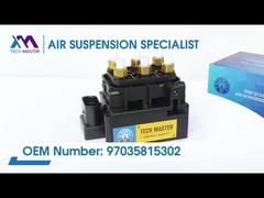 Tech Master TMAIRSUS Hava Süspansiyon Valf Blokları Audi Q7, Touareg, Cayenne Panamera XC90 Hyundai için